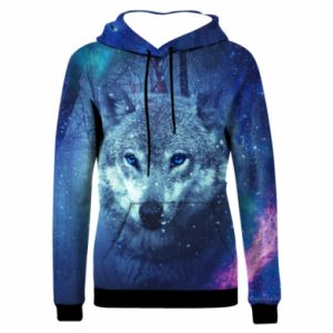 Bluzy z kapturem fullprint