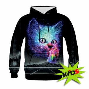 Bluzy dziecięce z kapturem fullprint