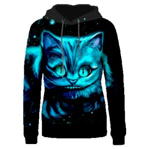 Bluzy z kapturem fullprint