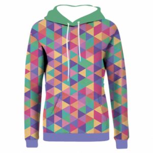 Bluzy z kapturem fullprint