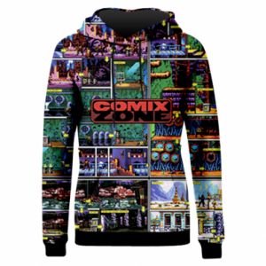 Bluzy z kapturem fullprint