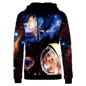 Bluzy z kapturem fullprint