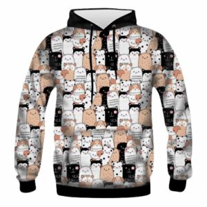 Bluza z kapturem fullprint