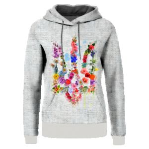 Bluzy z kapturem fullprint