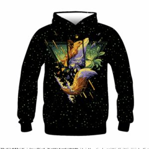 Bluzy dziecięce z kapturem fullprint