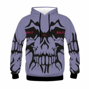 Bluzy dziecięce z kapturem fullprint