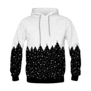 Bluzy dziecięce z kapturem fullprint