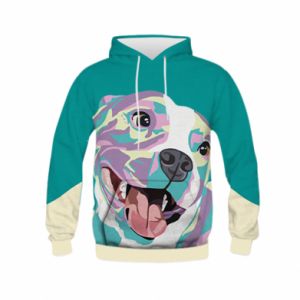 Bluzy dziecięce z kapturem fullprint