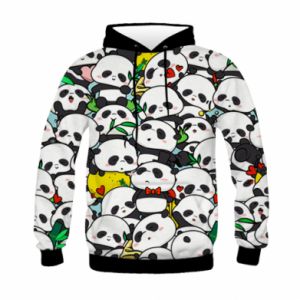 Bluzy dziecięce z kapturem fullprint
