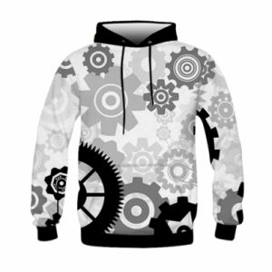 Bluzy dziecięce z kapturem fullprint