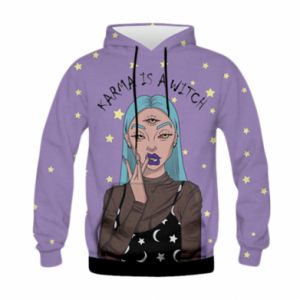 Bluzy dziecięce z kapturem fullprint