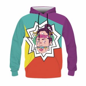 Bluzy dziecięce z kapturem fullprint
