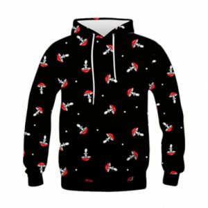 Bluzy dziecięce z kapturem fullprint