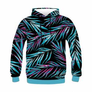 Bluzy dziecięce z kapturem fullprint
