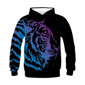 Bluzy dziecięce z kapturem fullprint