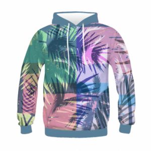 Bluzy dziecięce z kapturem fullprint