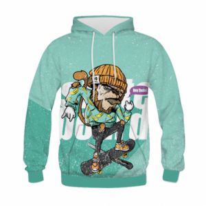 Bluzy dziecięce z kapturem fullprint