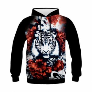 Bluzy dziecięce z kapturem fullprint