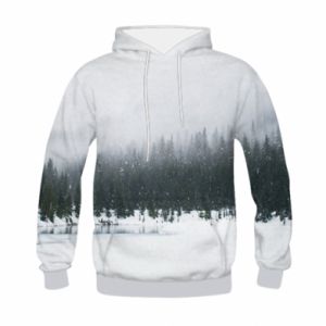 Bluzy dziecięce z kapturem fullprint