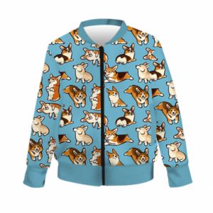 Dziecięce kurtki bomber fullprint