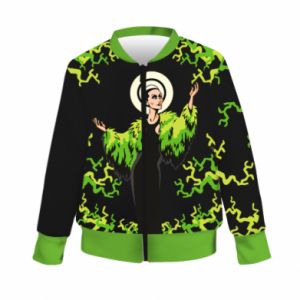 Kurtka bomber dziecięca Fullprint Go_A nature song - PrintSalon Kurtka bomber dziecięca Fullprint Go_A nature song