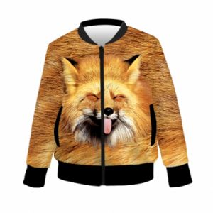 Kurtka bomber dziecięca Fullprint Przebiegły Lis - PrintSalon Kurtka bomber dziecięca Fullprint Przebiegły Lis