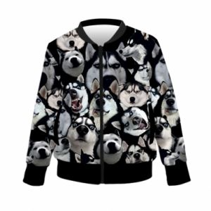 Dziecięce kurtki bomber fullprint