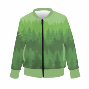 Dziecięce kurtki bomber fullprint