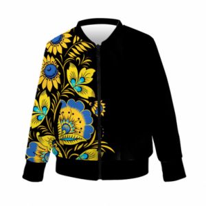 Kurtka bomber dziecięca Fullprint Ukraina! Malarstwo Petrikovskaya - PrintSalon Kurtka bomber dziecięca Fullprint Ukraina! Malarstwo Petrikovskaya