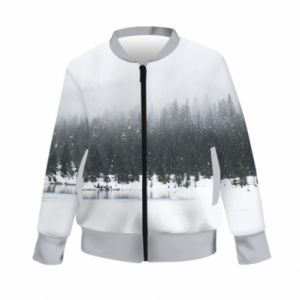 Dziecięce kurtki bomber fullprint