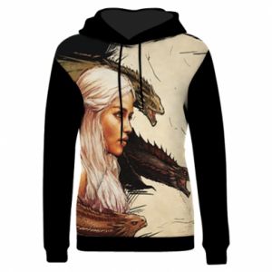 Bluzy z kapturem fullprint
