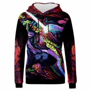 Bluzy z kapturem fullprint