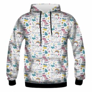 Bluza z kapturem fullprint