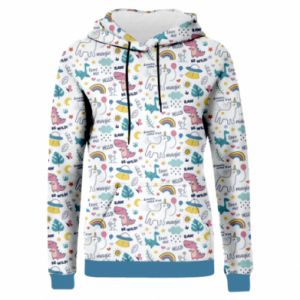 Bluzy z kapturem fullprint