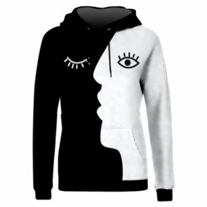 Bluzy z kapturem fullprint