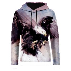 Bluzy z kapturem fullprint