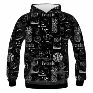 Bluza z kapturem fullprint