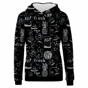 Bluzy z kapturem fullprint