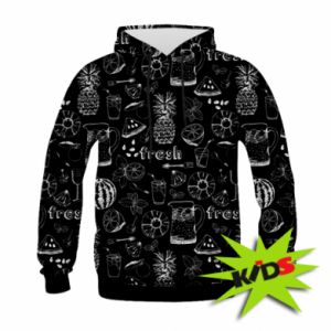 Bluzy dziecięce z kapturem fullprint