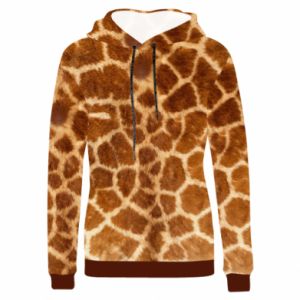 Bluzy z kapturem fullprint