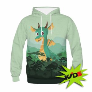 Bluzy dziecięce z kapturem fullprint