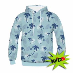 Bluzy dziecięce z kapturem fullprint