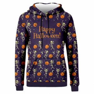 Bluzy z kapturem fullprint