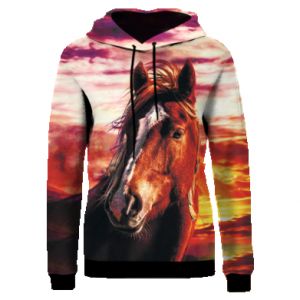 Bluzy z kapturem fullprint