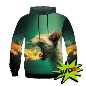 Bluzy dziecięce z kapturem fullprint