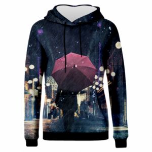 Bluzy z kapturem fullprint