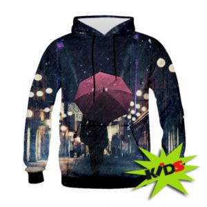 Bluzy dziecięce z kapturem fullprint