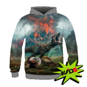 Bluzy dziecięce z kapturem fullprint