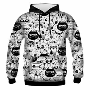 Bluza z kapturem fullprint