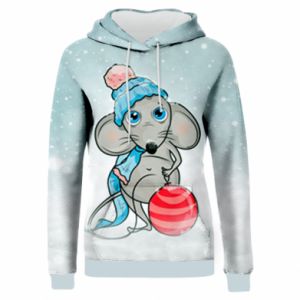 Bluzy z kapturem fullprint